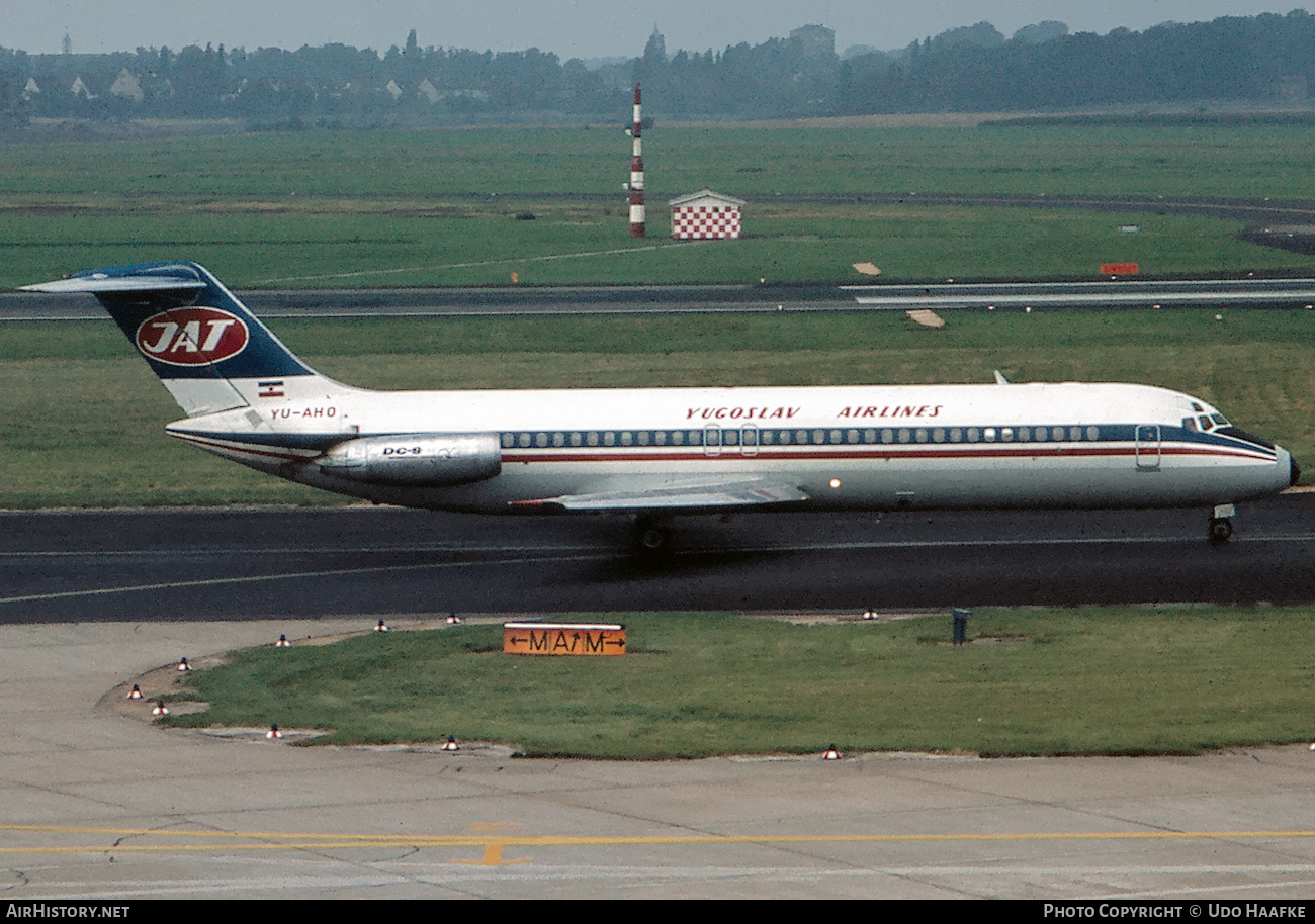 Aircraft Photo of YU-AHO | McDonnell Douglas DC-9-32 | JAT Yugoslav Airlines - Jugoslovenski Aerotransport | AirHistory.net #406463
