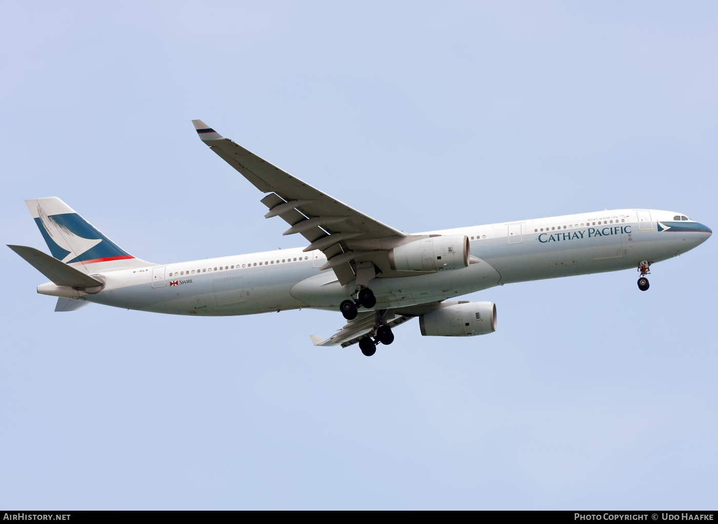 Aircraft Photo of B-HLK | Airbus A330-301 | Cathay Pacific Airways | AirHistory.net #406509