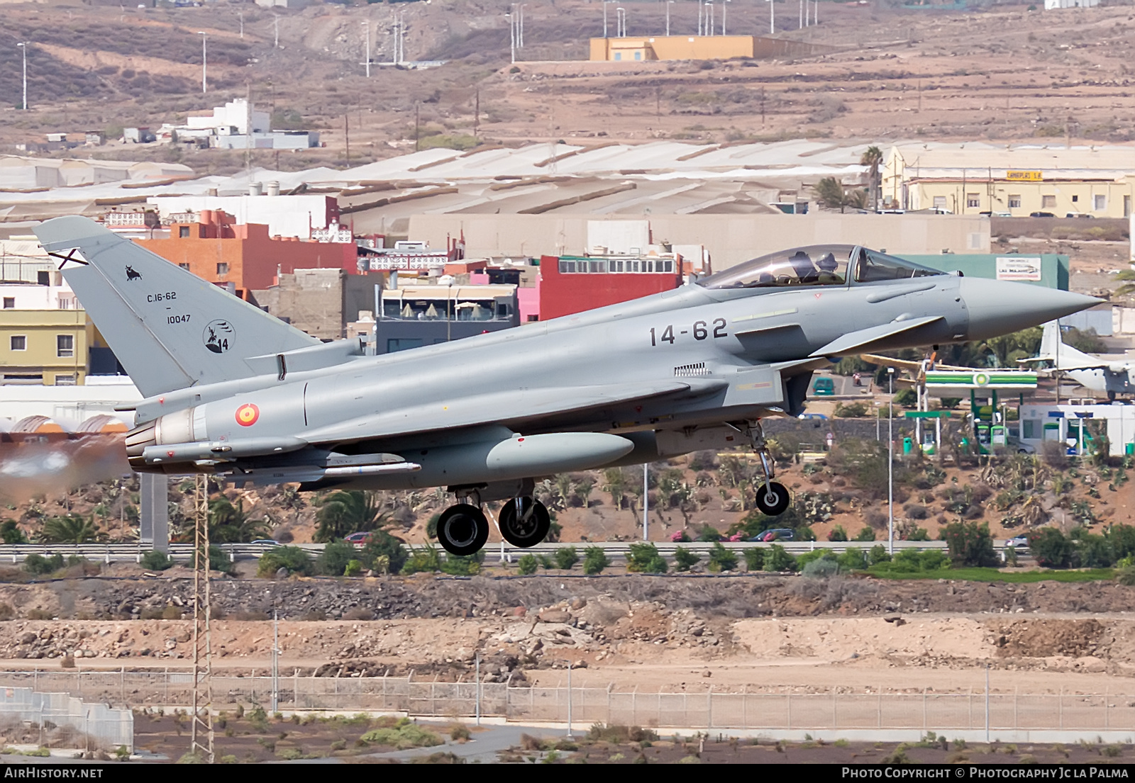 Aircraft Photo of C16-62 | Eurofighter EF-2000 Typhoon S | Spain - Air Force | AirHistory.net #406520