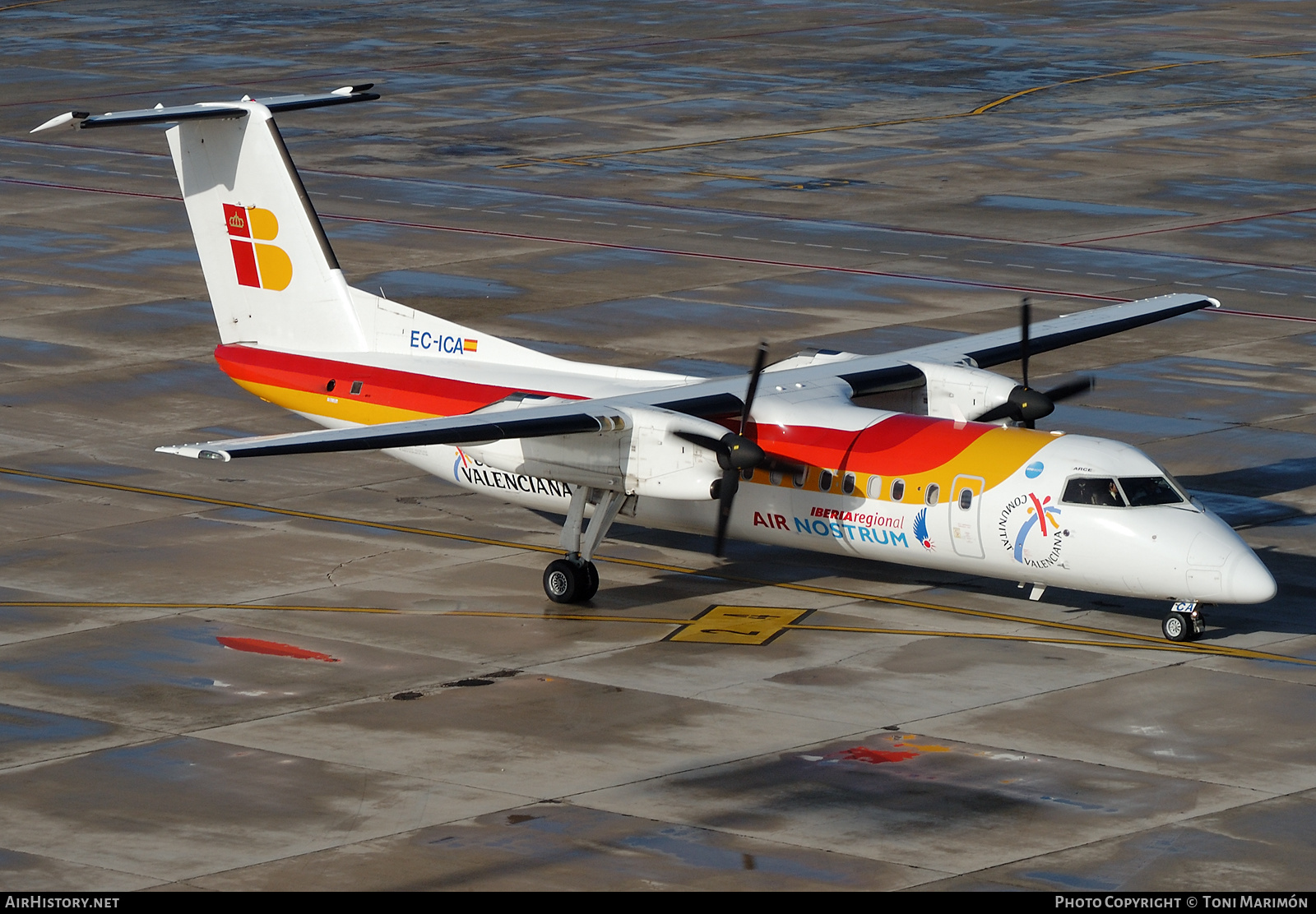 Aircraft Photo of EC-ICA | Bombardier DHC-8-315Q Dash 8 | Iberia Regional | AirHistory.net #406539
