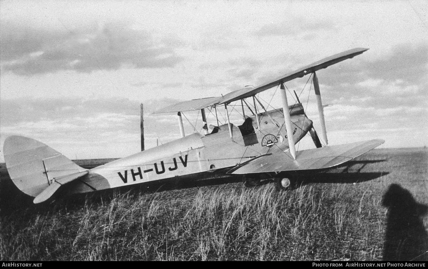 Aircraft Photo of VH-UJV | De Havilland D.H. 60G Gipsy Moth | AirHistory.net #406546