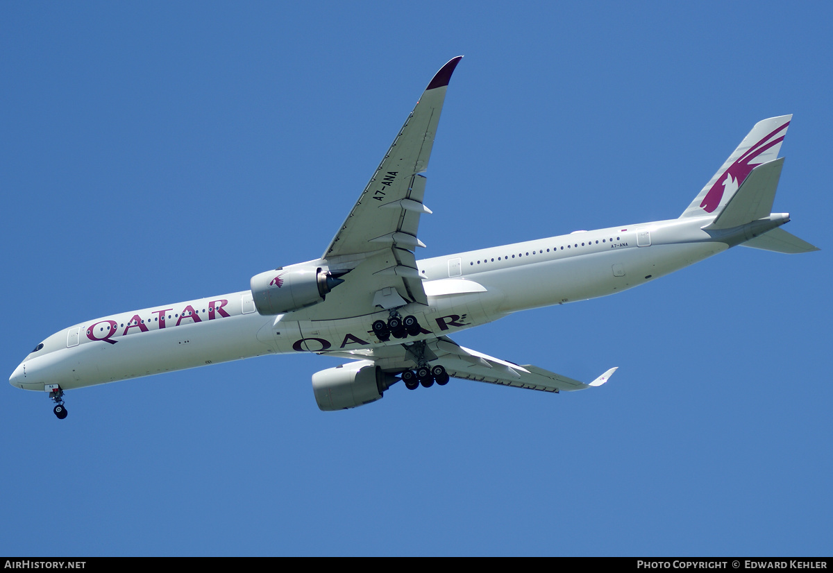 Aircraft Photo of A7-ANA | Airbus A350-1041 | Qatar Airways | AirHistory.net #406547