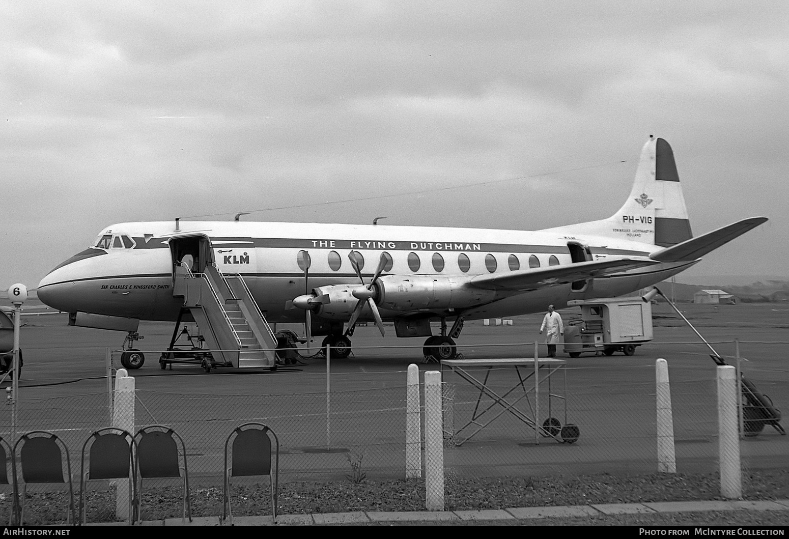 Aircraft Photo of PH-VIG | Vickers 803 Viscount | KLM - Royal Dutch Airlines | AirHistory.net #406557