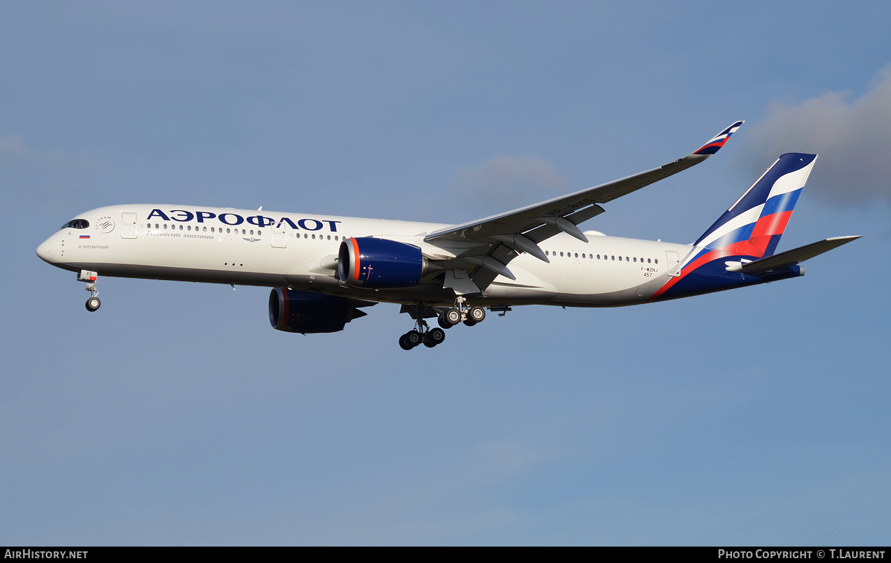 Aircraft Photo of F-WZNJ | Airbus A350-941 | Aeroflot - Russian Airlines | AirHistory.net #406611