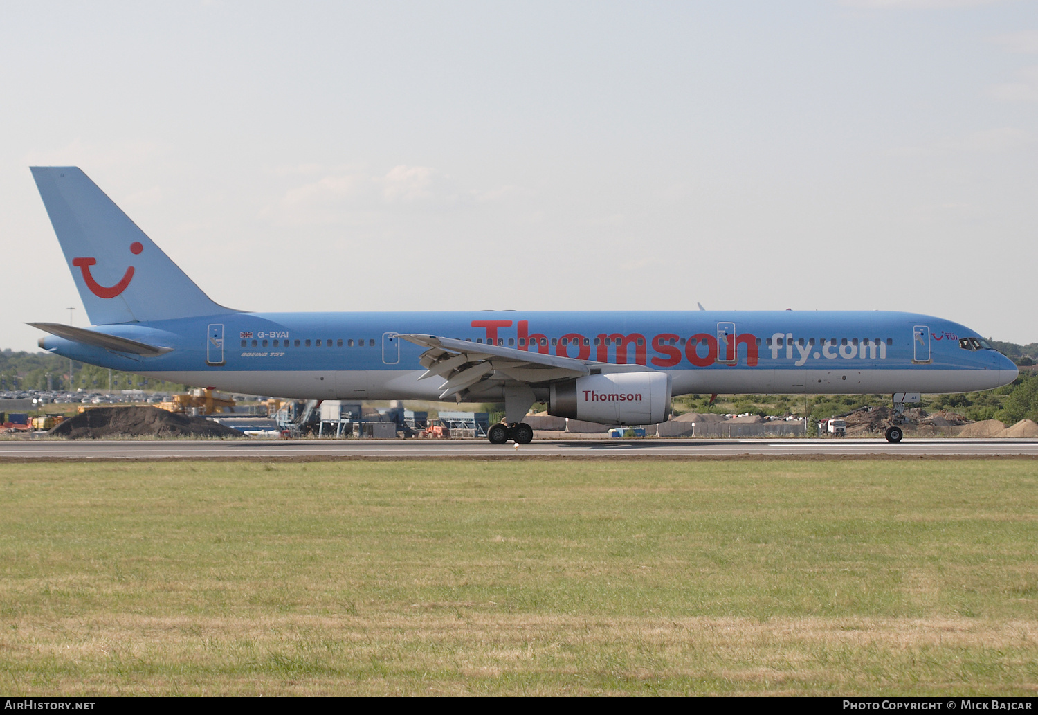 Aircraft Photo of G-BYAI | Boeing 757-204 | Thomsonfly | AirHistory.net #406615