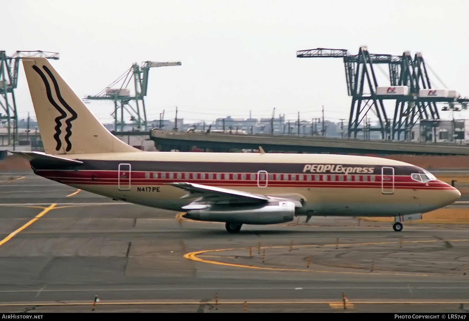 Aircraft Photo of N417PE | Boeing 737-130 | PeoplExpress | AirHistory.net #406624