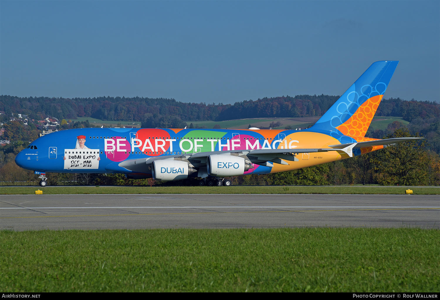 Aircraft Photo of A6-EEU | Airbus A380-861 | Emirates | AirHistory.net #406646