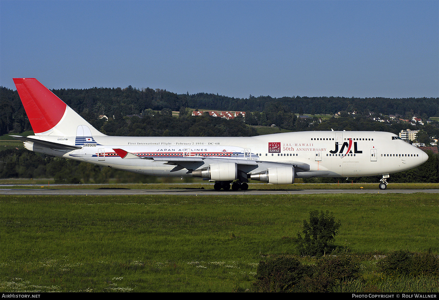 Aircraft Photo of JA8906 | Boeing 747-446 | Japan Airlines - JAL | AirHistory.net #406647
