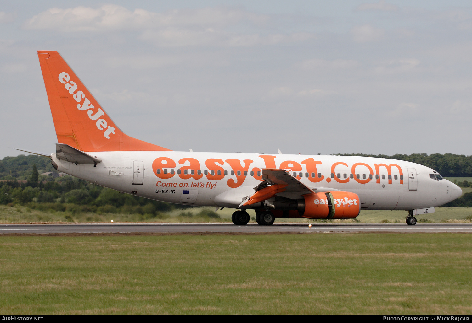 Aircraft Photo of G-EZJG | Boeing 737-73V | EasyJet | AirHistory.net #406662