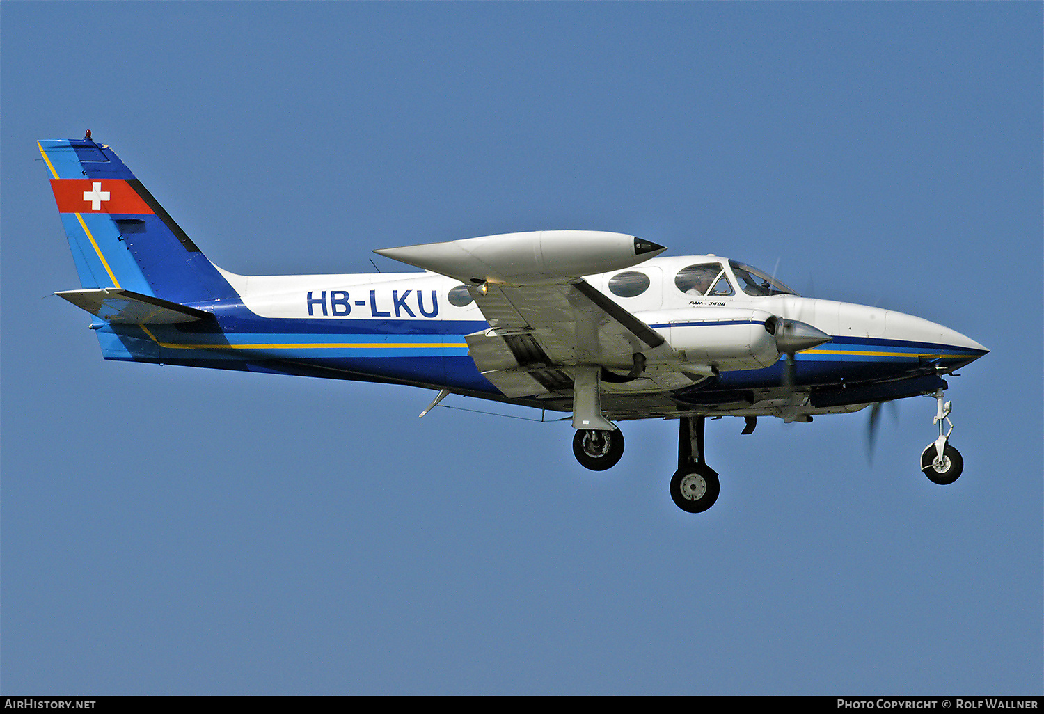 Aircraft Photo of HB-LKU | Cessna 340A III | AirHistory.net #406665