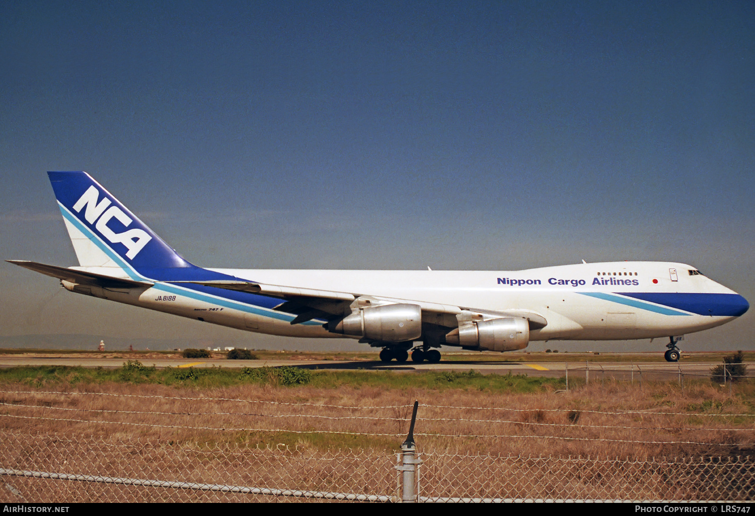Aircraft Photo of JA8188 | Boeing 747-281F/SCD | Nippon Cargo Airlines - NCA | AirHistory.net #406691