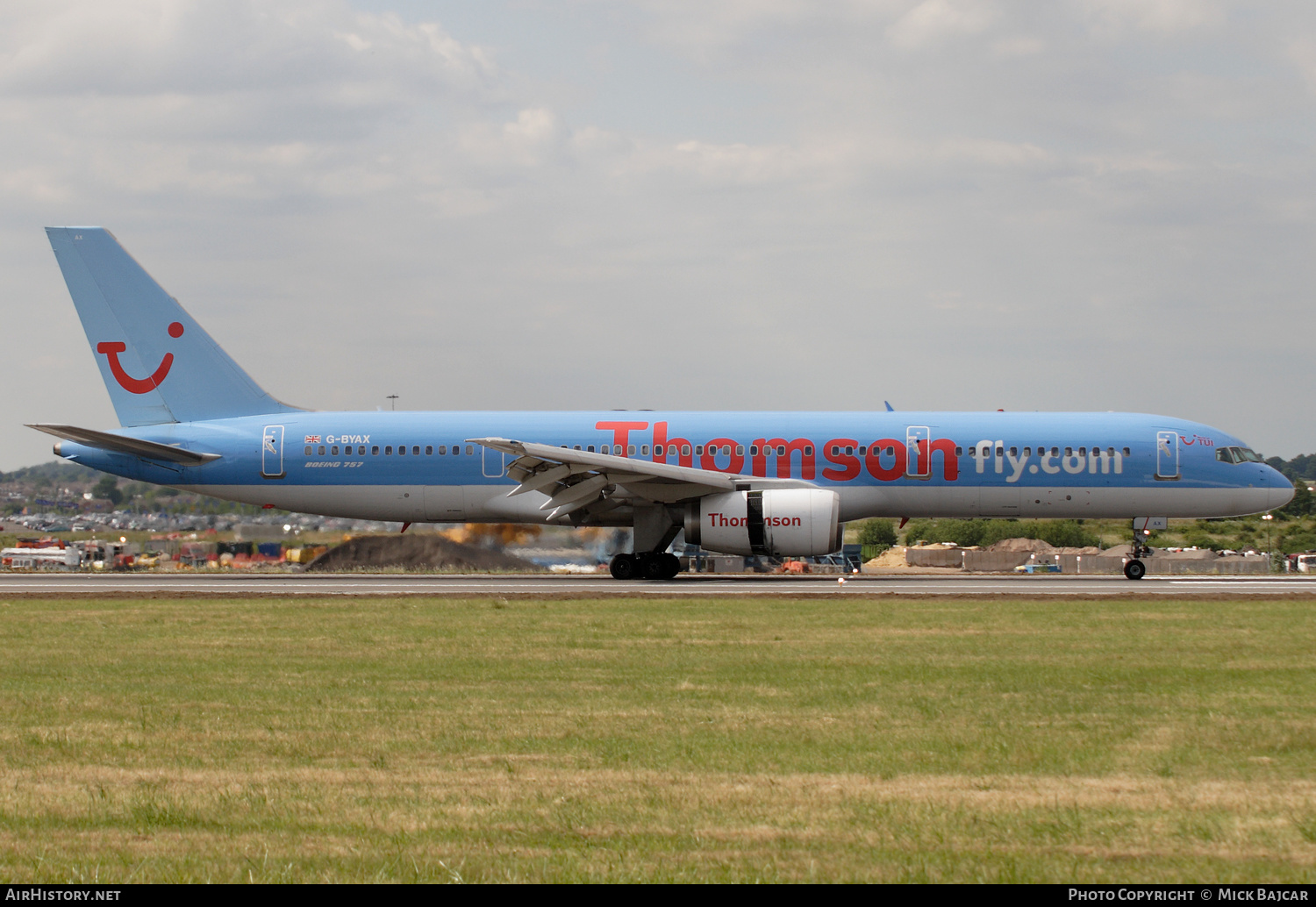 Aircraft Photo of G-BYAX | Boeing 757-204 | Thomsonfly | AirHistory.net #406706