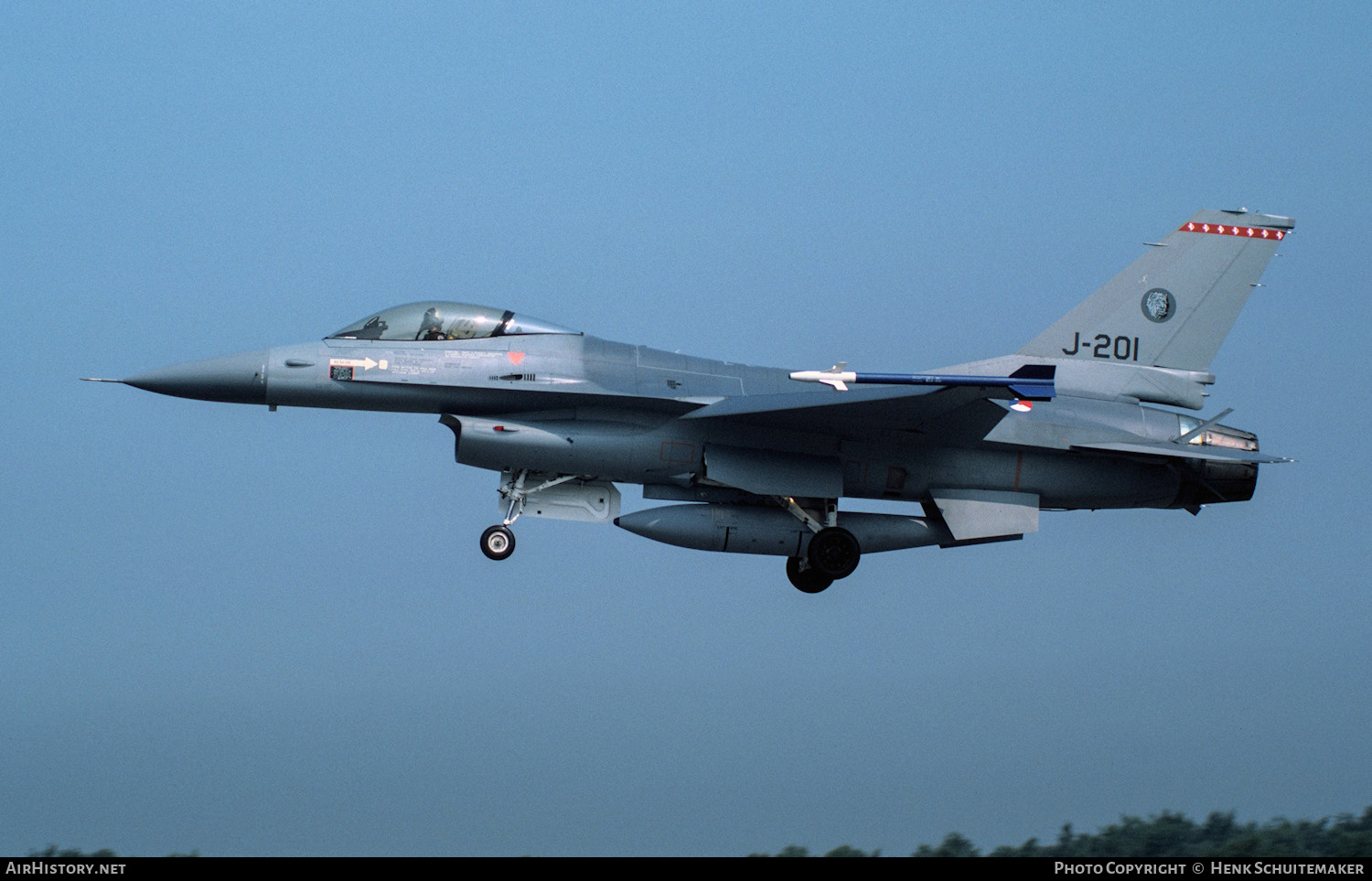 Aircraft Photo of J-201 | General Dynamics F-16A Fighting Falcon | Netherlands - Air Force | AirHistory.net #406731