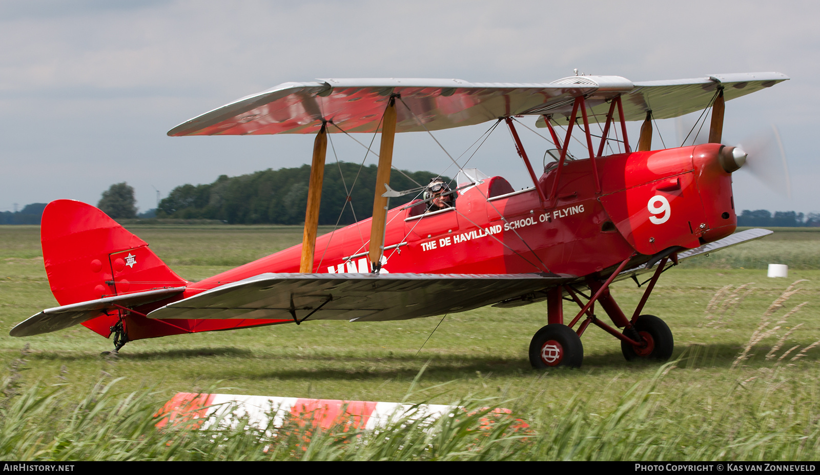 Aircraft Photo of PH-VMS | De Havilland D.H. 82A Tiger Moth | The de Havilland School of Flying | AirHistory.net #406773