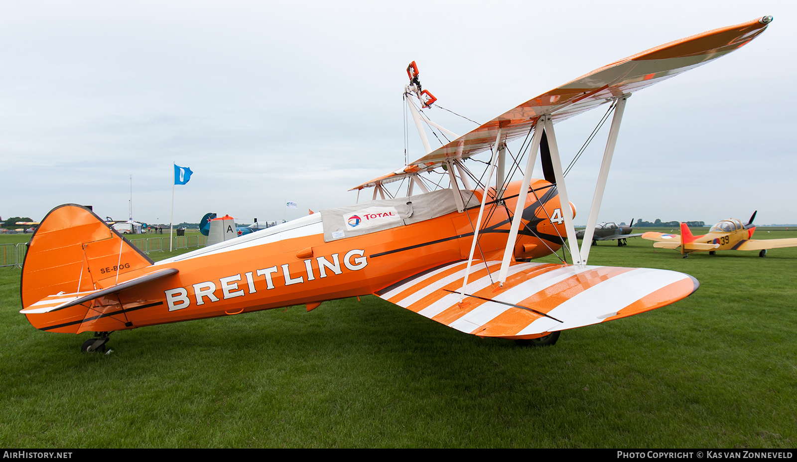 Aircraft Photo of SE-BOG | Boeing N2S-3 Kaydet (B75N1) | Breitling | AirHistory.net #406777