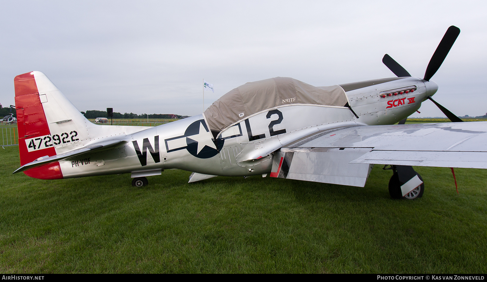 Aircraft Photo of PH-VDF / 472922 | North American TF-51D Mustang | USA - Air Force | AirHistory.net #406781