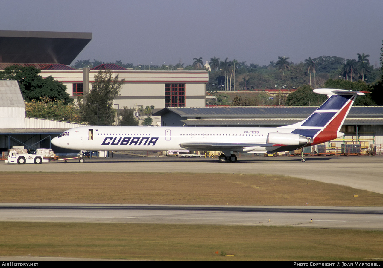 Aircraft Photo of CU-T1280 | Ilyushin Il-62M | Cubana | AirHistory.net #406785