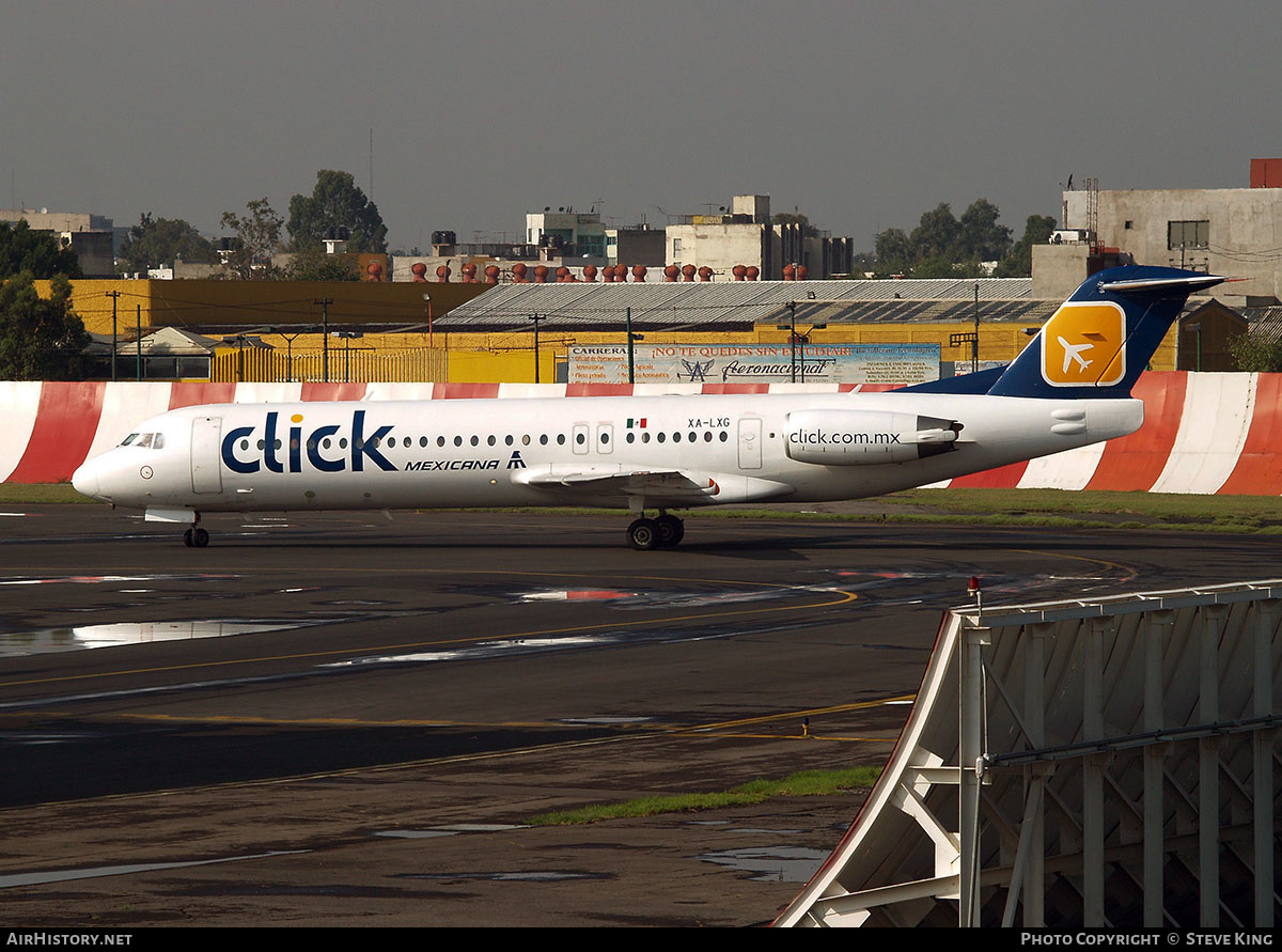 Aircraft Photo of XA-LXG | Fokker 100 (F28-0100) | Click Mexicana | AirHistory.net #406788