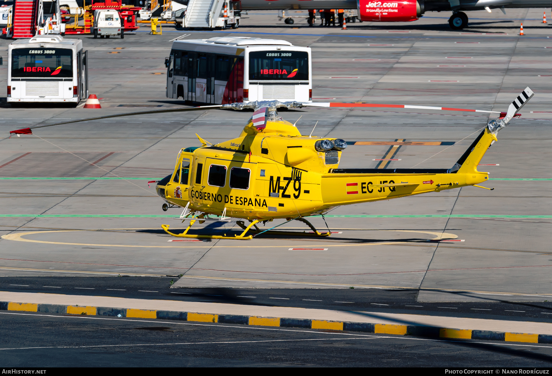 Aircraft Photo of EC-JFQ | Bell 412SP | Gobierno de España | AirHistory.net #406829