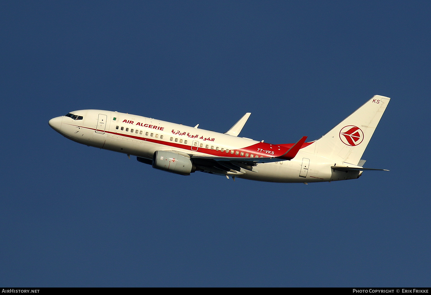 Aircraft Photo of 7T-VKS | Boeing 737-7D6C | Air Algérie | AirHistory.net #406855