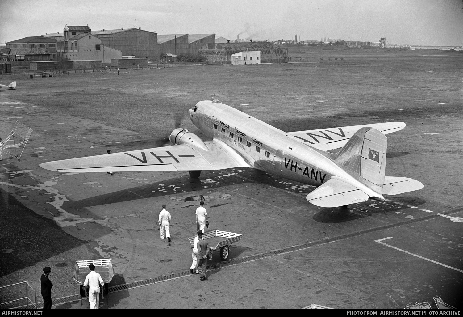 Aircraft Photo of VH-ANV | Douglas DC-3-G202A | Australian National Airways - ANA | AirHistory.net #406857