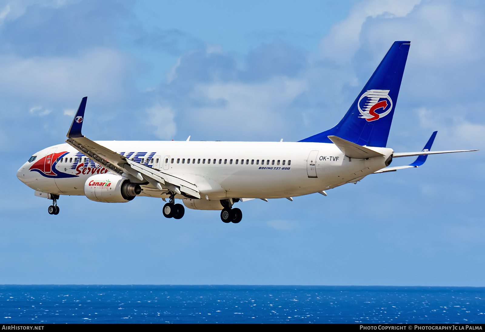 Aircraft Photo of OK-TVF | Boeing 737-8FH | Travel Service | AirHistory.net #406865