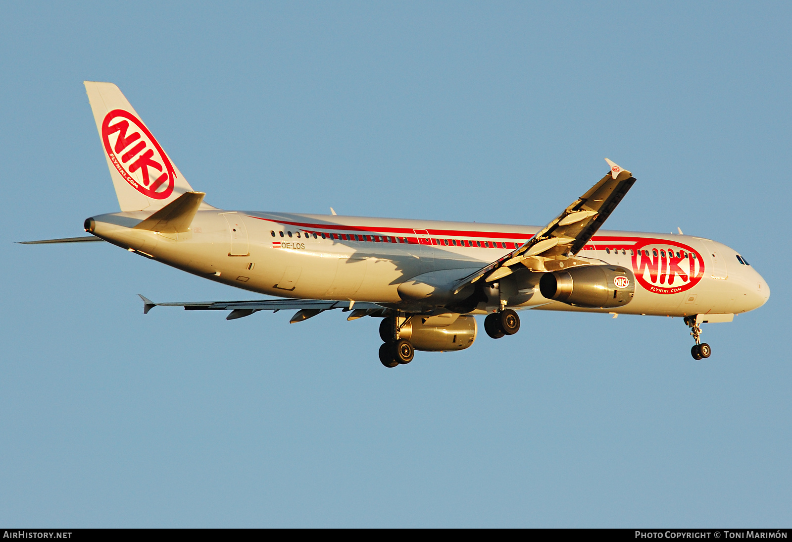 Aircraft Photo of OE-LOS | Airbus A321-231 | Niki | AirHistory.net #406877