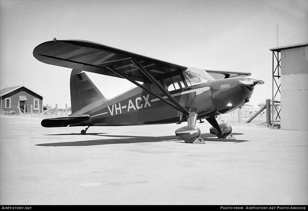 Aircraft Photo of VH-ACX | Stinson 105 HW-75 | AirHistory.net #406883