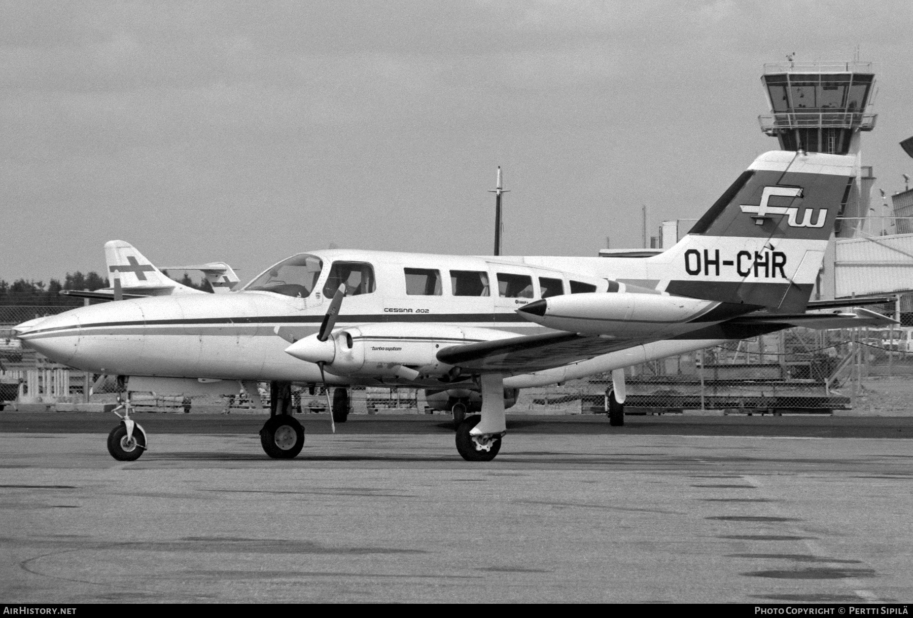 Aircraft Photo of OH-CHR | Cessna 402B Businessliner | Finnwings | AirHistory.net #406918