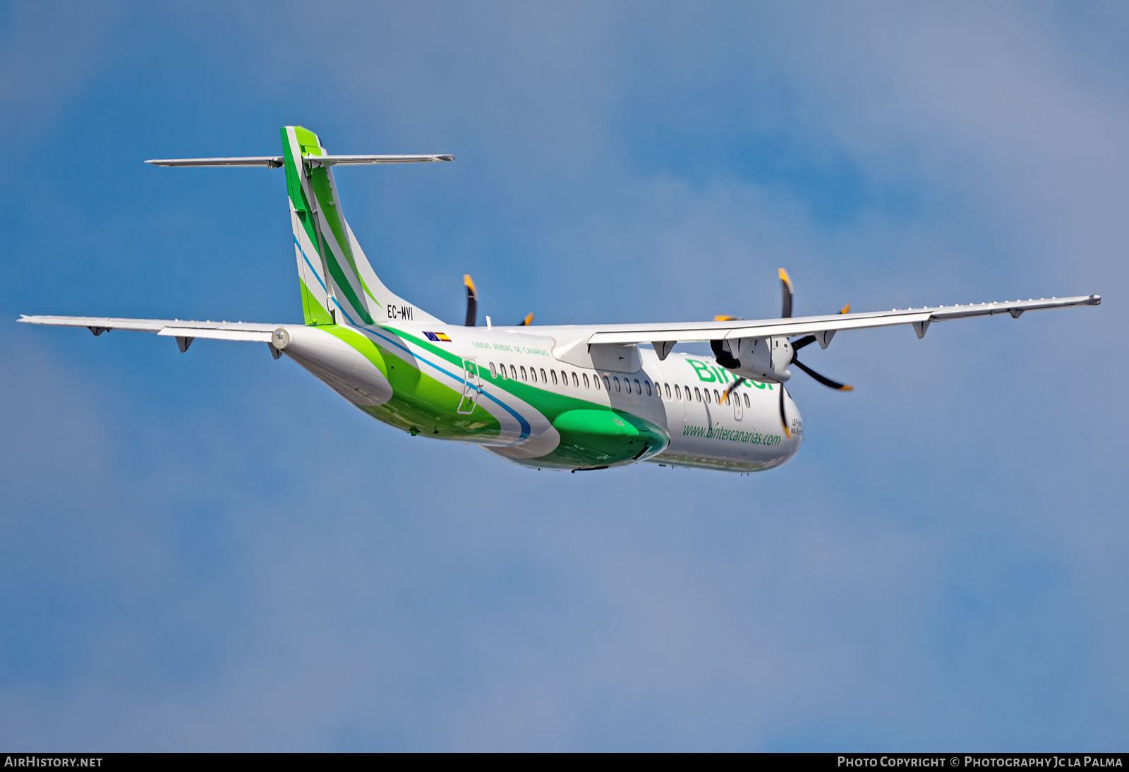 Aircraft Photo of EC-MVI | ATR ATR-72-600 (ATR-72-212A) | Binter Canarias | AirHistory.net #406923