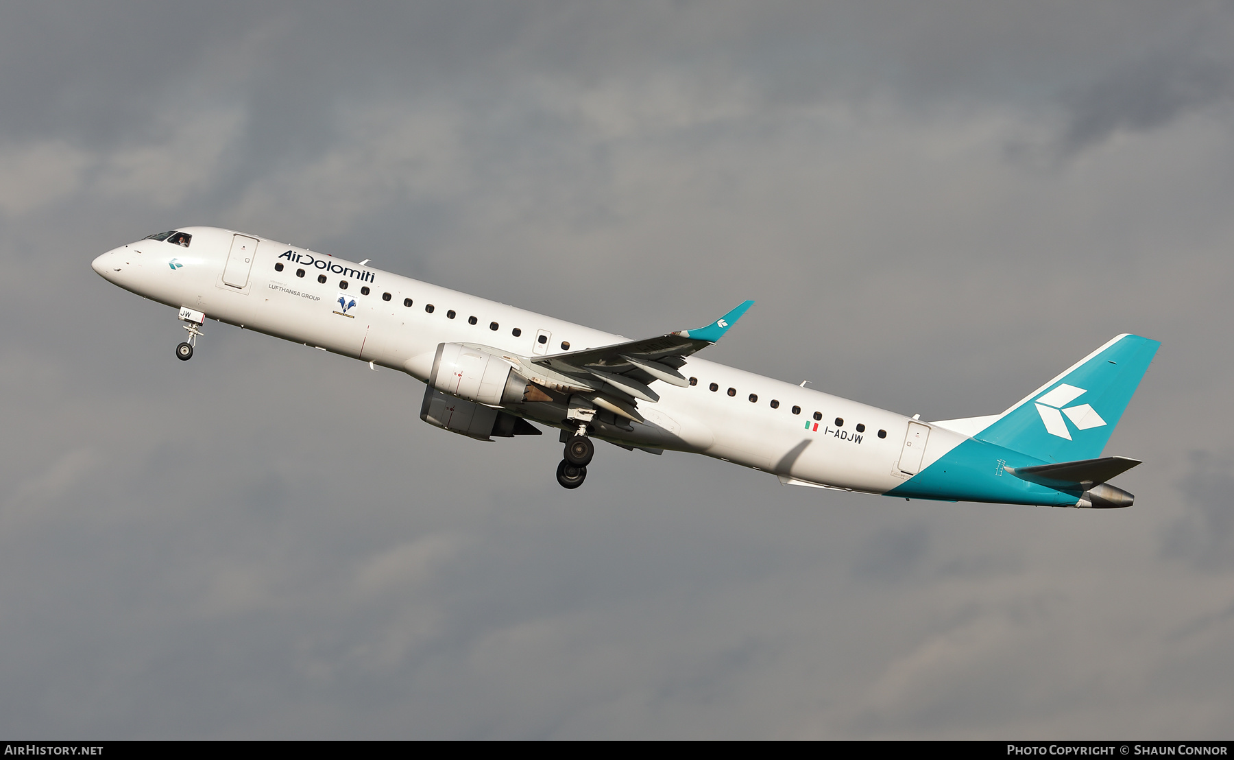 Aircraft Photo of I-ADJW | Embraer 195LR (ERJ-190-200LR) | Air Dolomiti | AirHistory.net #406936