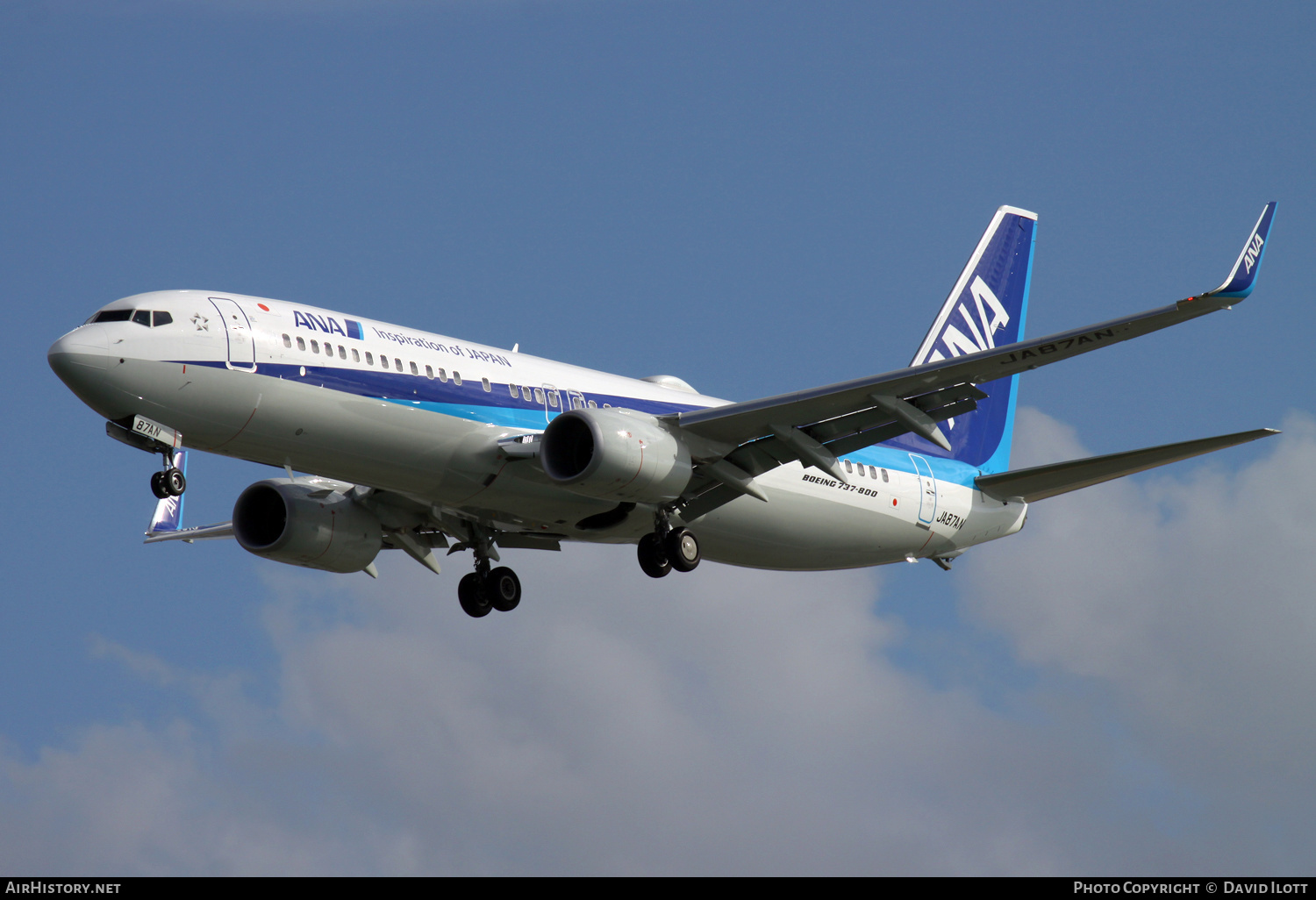 Aircraft Photo of JA87AN | Boeing 737-800 | All Nippon Airways - ANA | AirHistory.net #406995