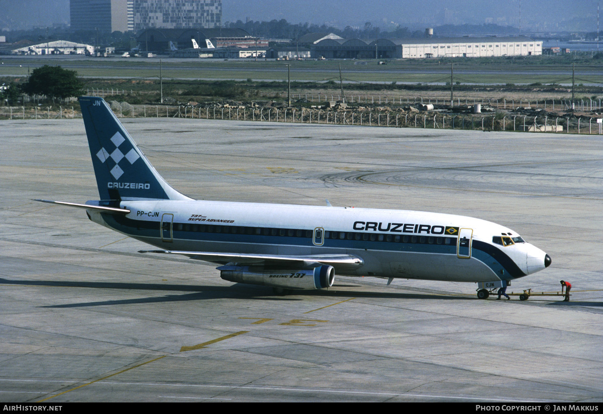 Aircraft Photo of PP-CJN | Boeing 737-2C3/Adv | Cruzeiro | AirHistory.net #406999
