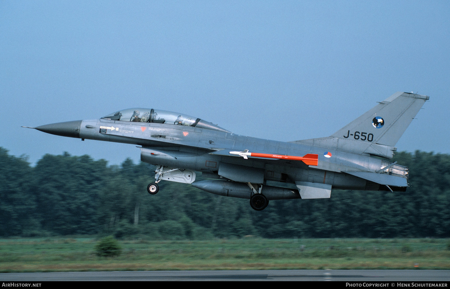 Aircraft Photo of J-650 | General Dynamics F-16B Fighting Falcon | Netherlands - Air Force | AirHistory.net #407030