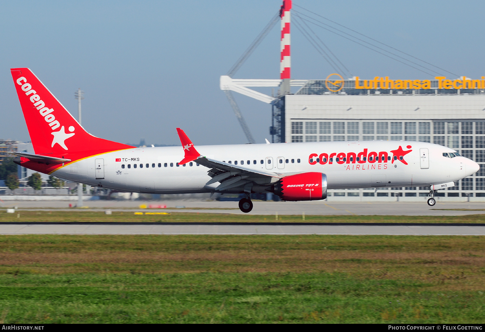 Aircraft Photo of TC-MKS | Boeing 737-8 Max 8 | Corendon Airlines | AirHistory.net #407031