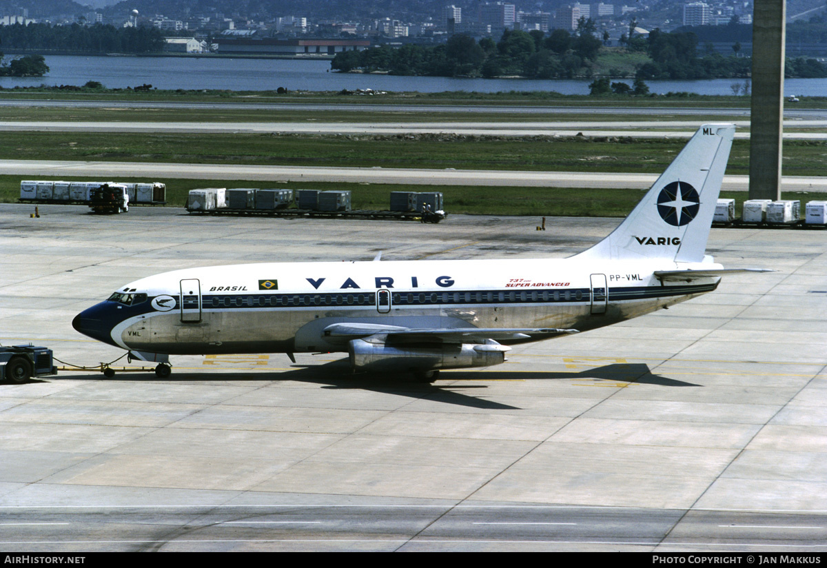 Aircraft Photo of PP-VML | Boeing 737-241/Adv | Varig | AirHistory.net #407069