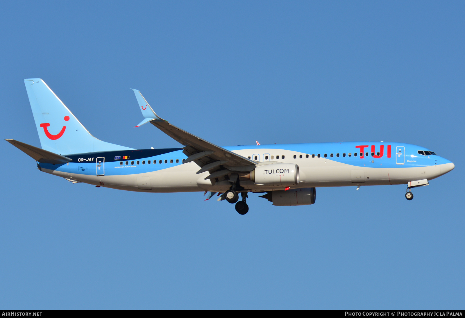 Aircraft Photo of OO-JAY | Boeing 737-8K5 | TUI | AirHistory.net #407070