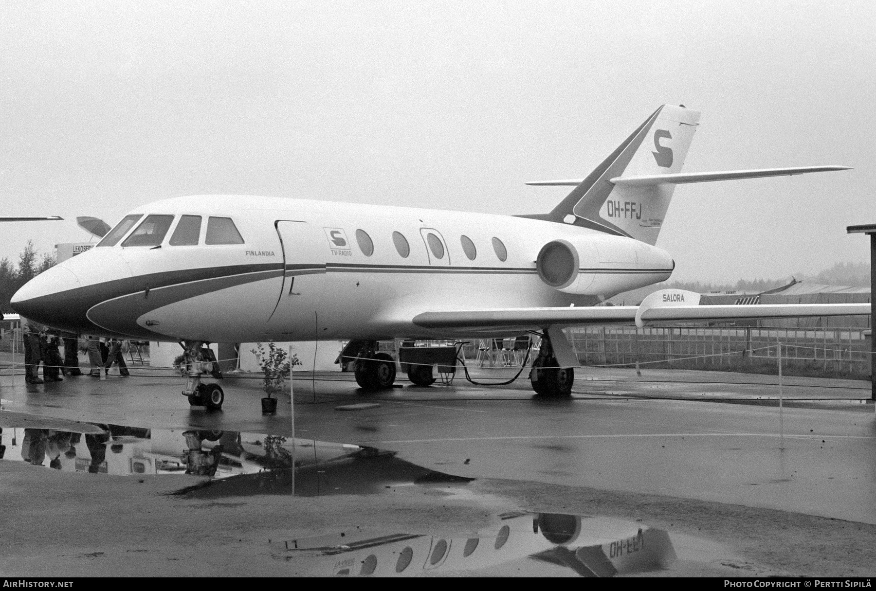 Aircraft Photo of OH-FFJ | Dassault Falcon 20D | Salora | AirHistory.net #407084