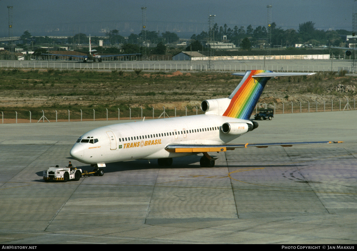 Aircraft Photo of PT-TYR | Boeing 727-78 | TransBrasil | AirHistory.net #407108