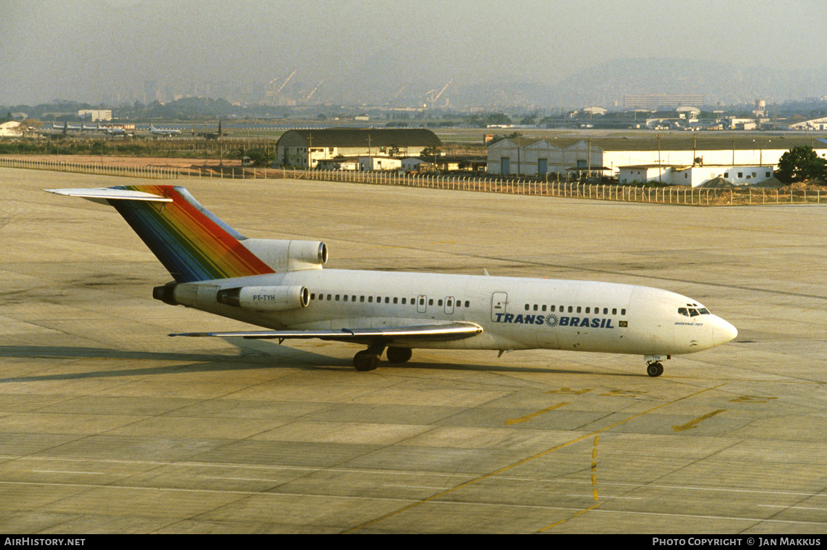 Aircraft Photo of PT-TYH | Boeing 727-27C | TransBrasil | AirHistory.net #407111