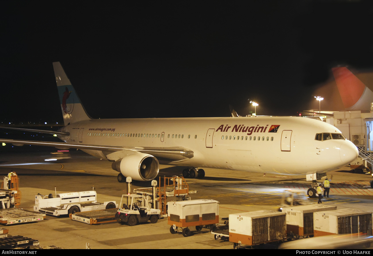 Aircraft Photo of P2-ANA | Boeing 767-366/ER | Air Niugini | AirHistory.net #407129