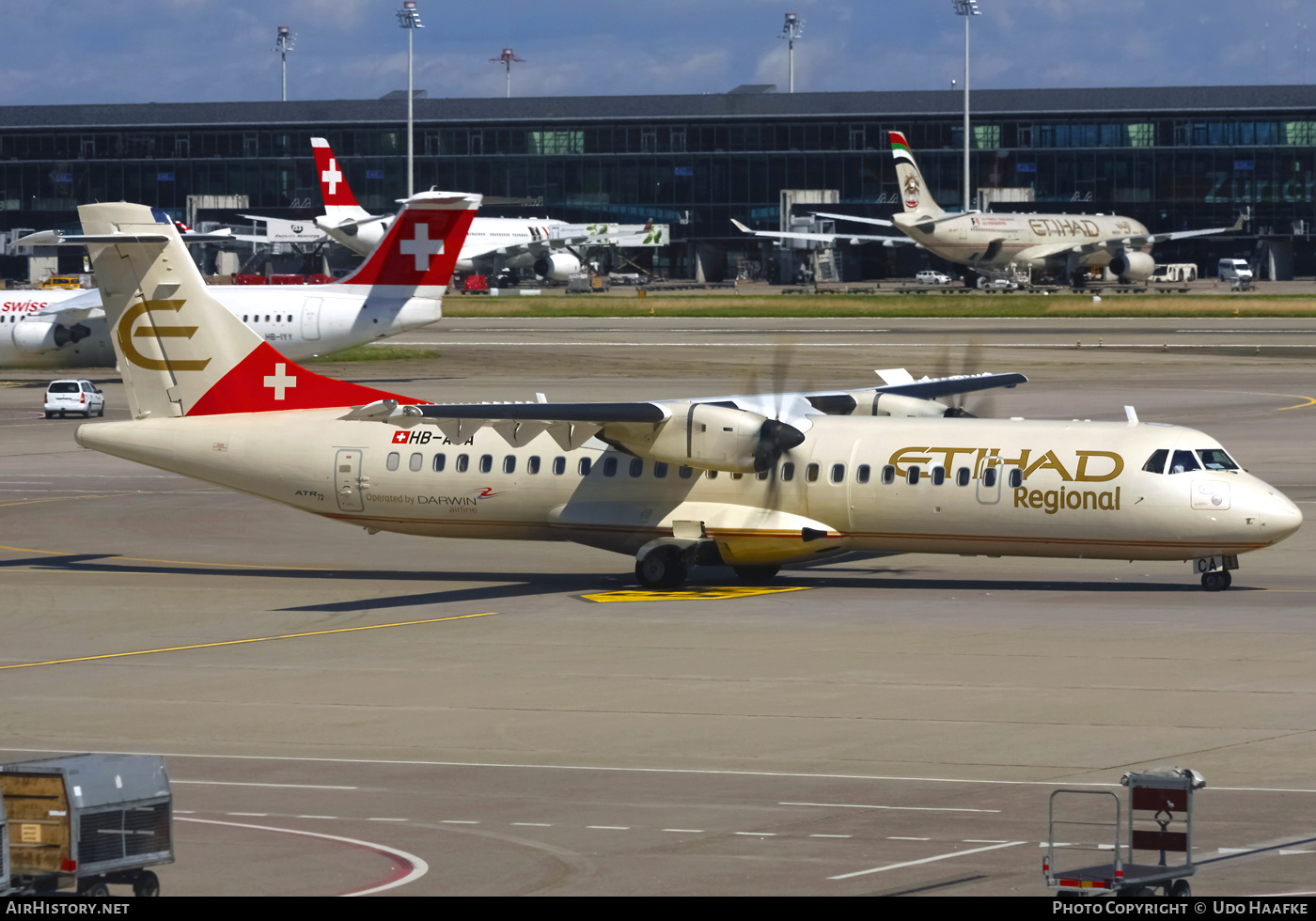 Aircraft Photo of HB-ACA | ATR ATR-72-500 (ATR-72-212A) | Etihad Regional | AirHistory.net #407138