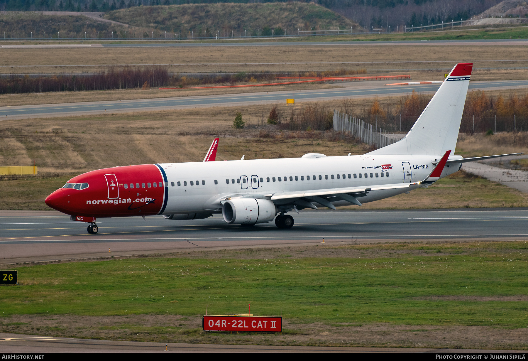Aircraft Photo of LN-NIG | Boeing 737-8JP | Norwegian | AirHistory.net #407159