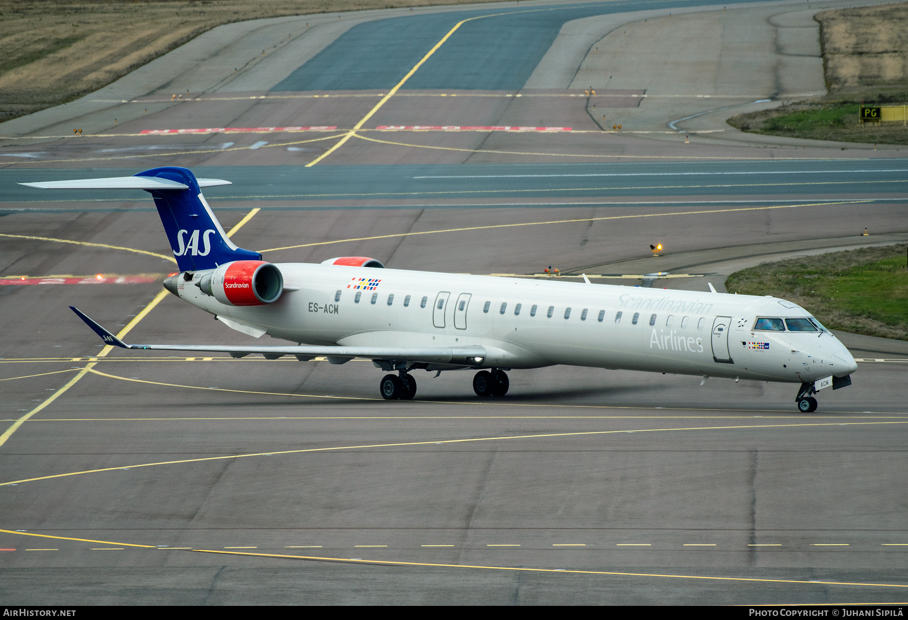 Aircraft Photo of ES-ACM | Bombardier CRJ-900LR (CL-600-2D24) | Scandinavian Airlines - SAS | AirHistory.net #407162