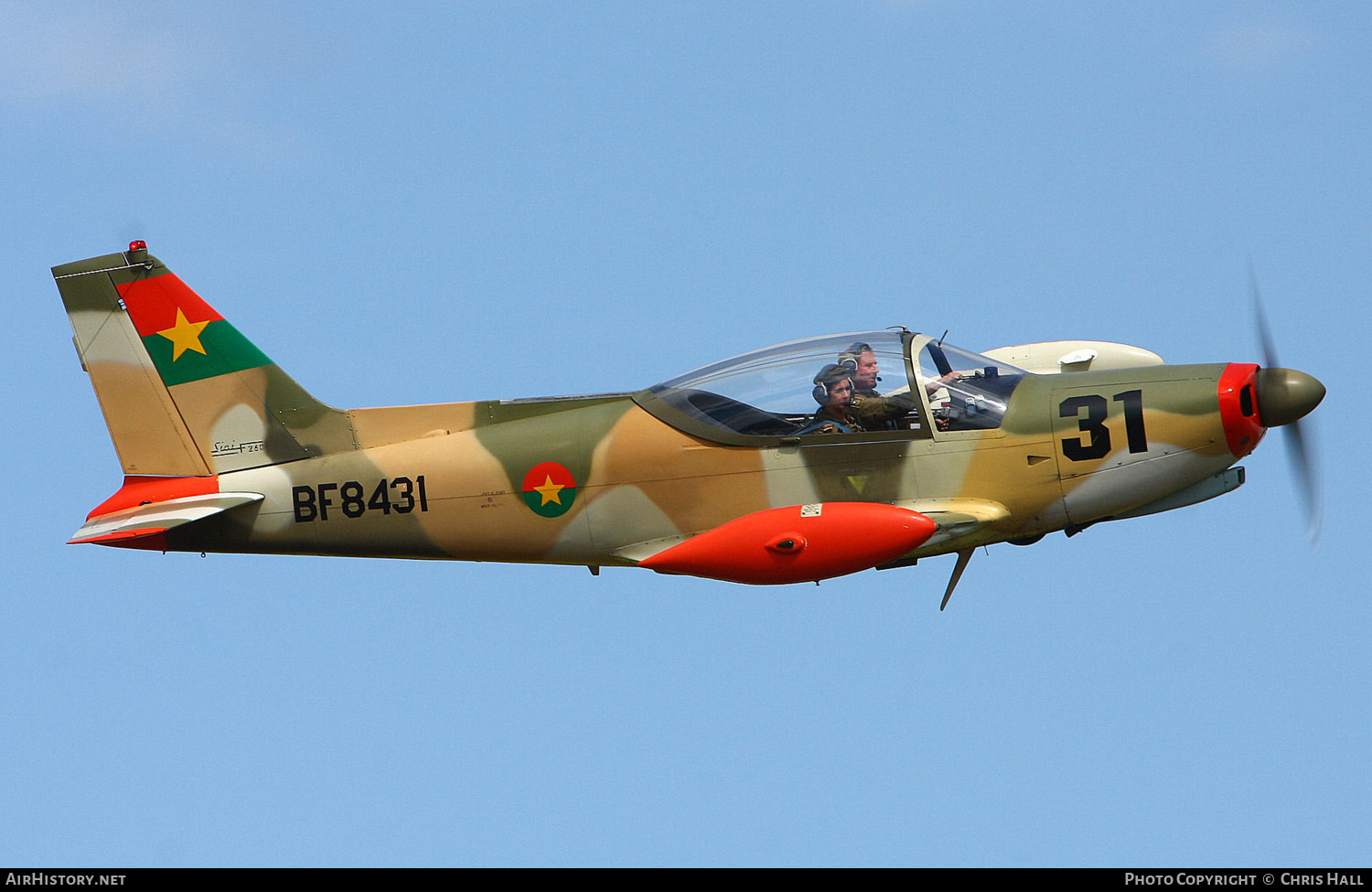 Aircraft Photo of G-NRRA / BF8431 | SIAI-Marchetti SF-260W Warrior | Burkina Faso - Air Force | AirHistory.net #407171