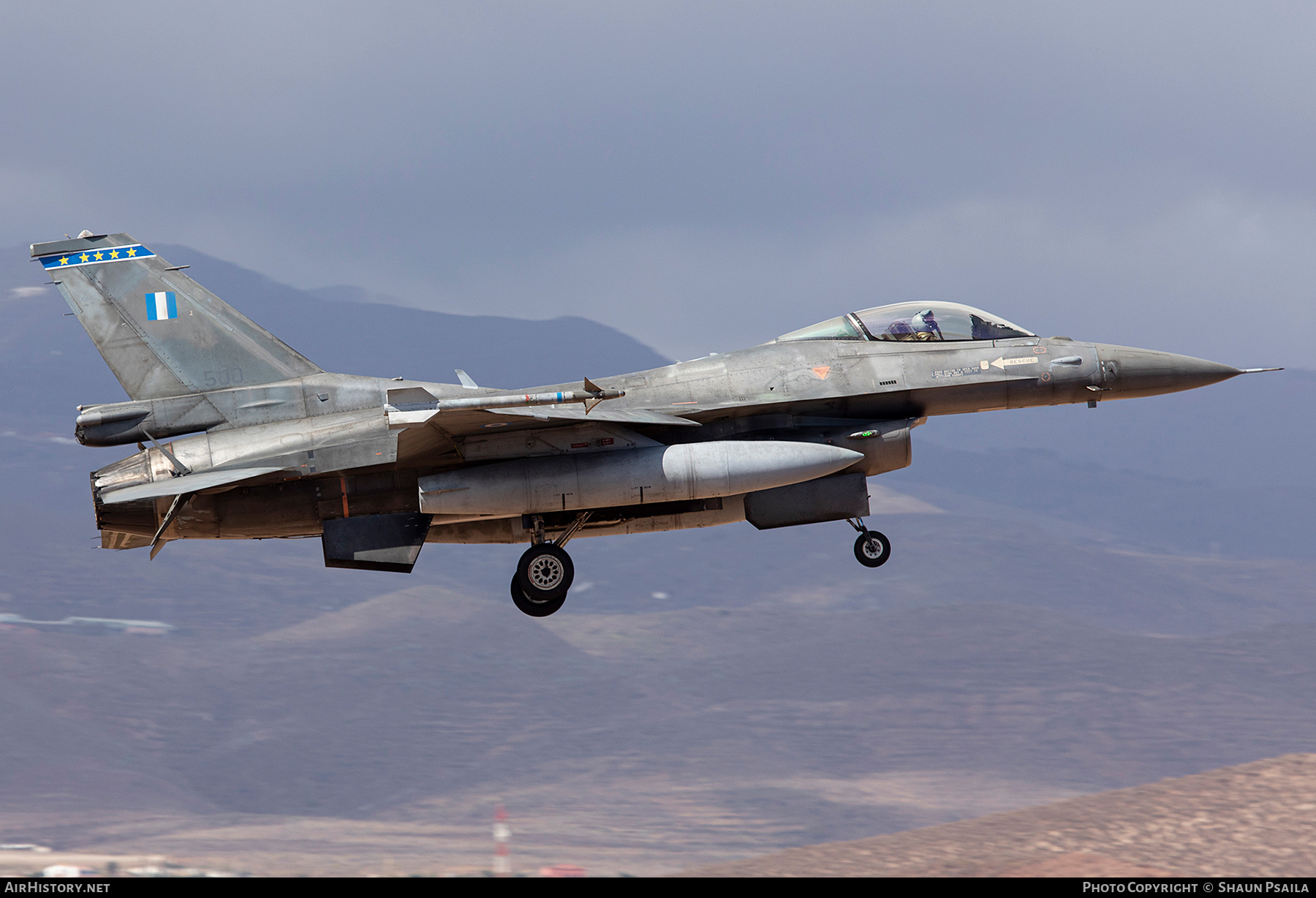 Aircraft Photo of 500 | General Dynamics F-16C Fighting Falcon | Greece - Air Force | AirHistory.net #407174