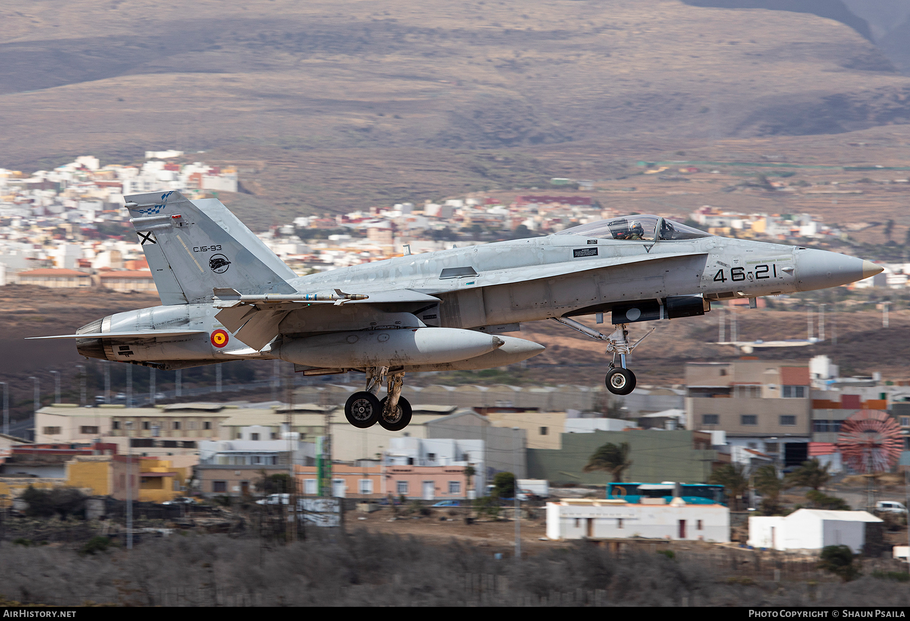 Aircraft Photo of C.15-93 | McDonnell Douglas F/A-18A+ Hornet | Spain - Air Force | AirHistory.net #407196