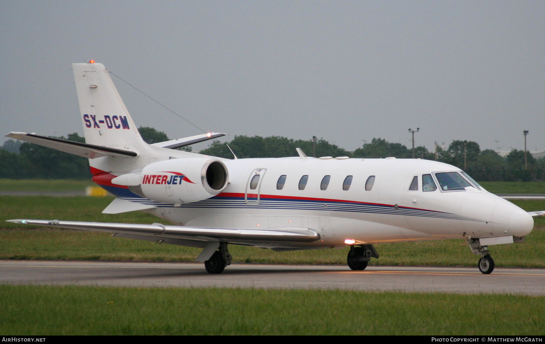 Aircraft Photo of SX-DCM | Cessna 560XL Citation Excel | InterJet | AirHistory.net #407208