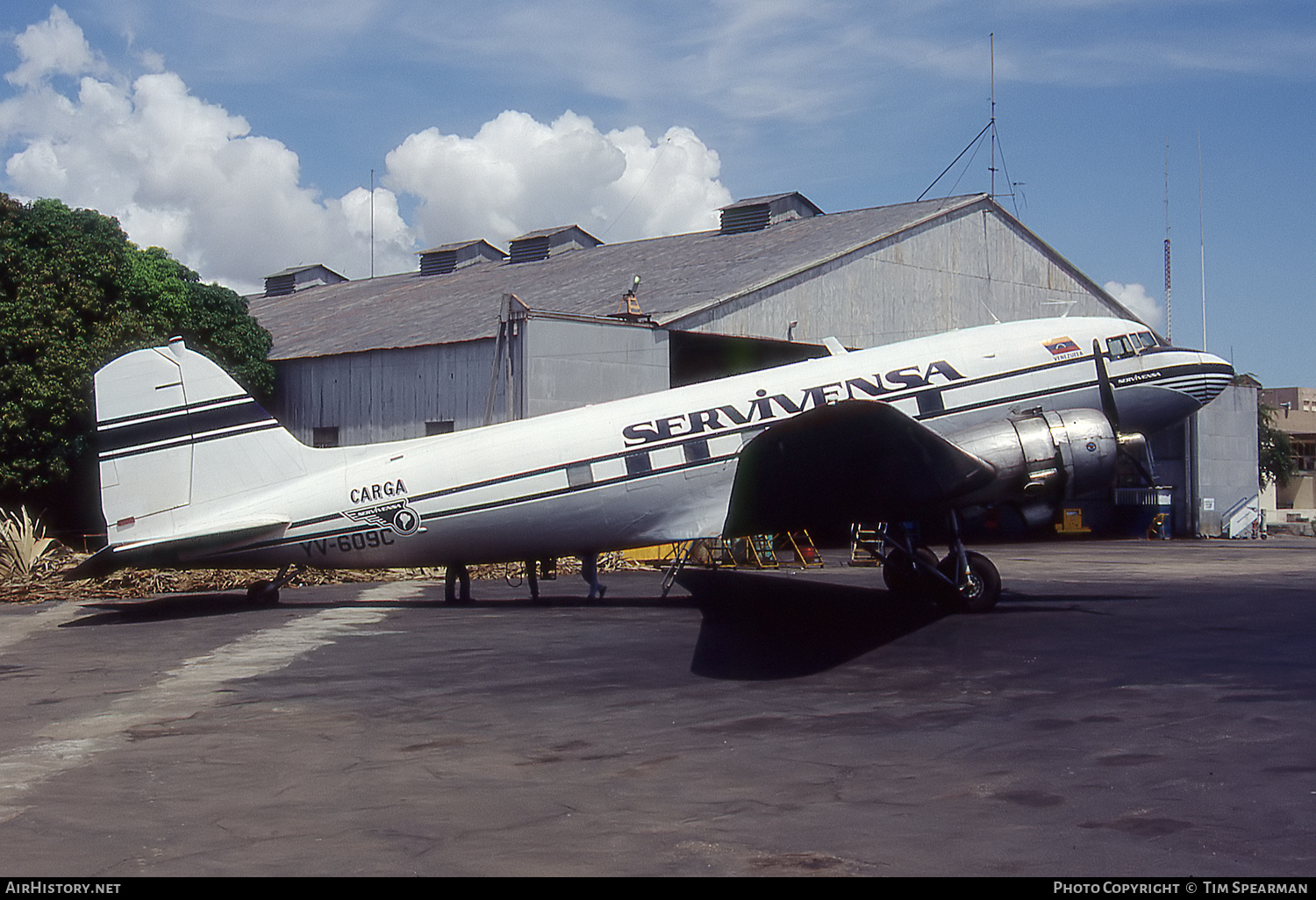 Aircraft Photo of YV-609C | Douglas DC-3C | Servivensa | AirHistory.net #407213