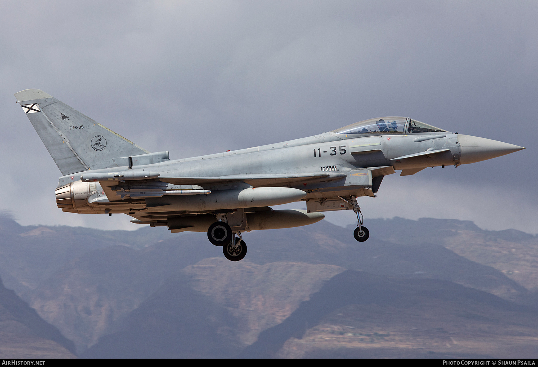 Aircraft Photo of C.16-35 | Eurofighter EF-2000 Typhoon S | Spain - Air Force | AirHistory.net #407214